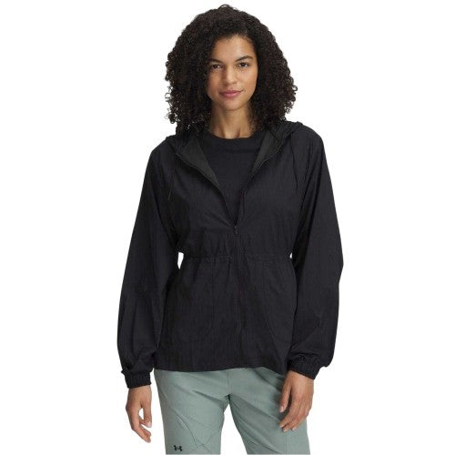 Front - Under Armour Womens/Ladies Cinched Waist Long-Sleeved Hooded Jacket