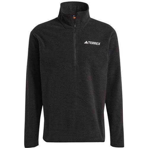 Front - Adidas Mens Terrex Multi Essentials Half Zip Fleece Jacket