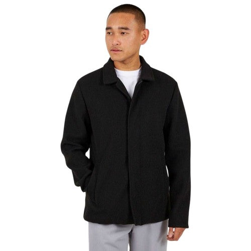 Front - Brave Soul Mens Plain Overcoat