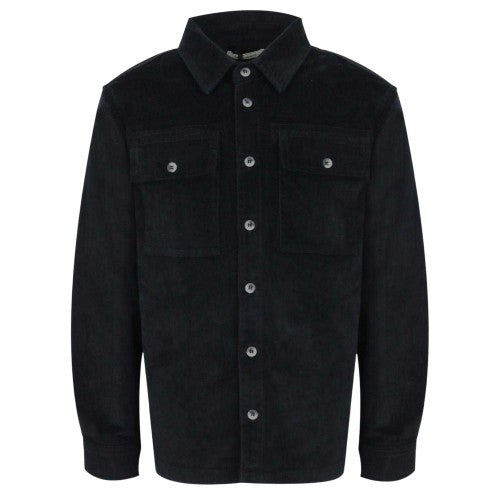 Front - Jack Wills Mens Corduroy Double Pocket Long-Sleeved Shirt