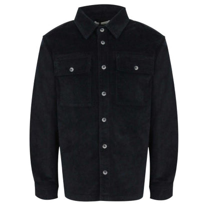 Front - Jack Wills Mens Corduroy Double Pocket Long-Sleeved Shirt