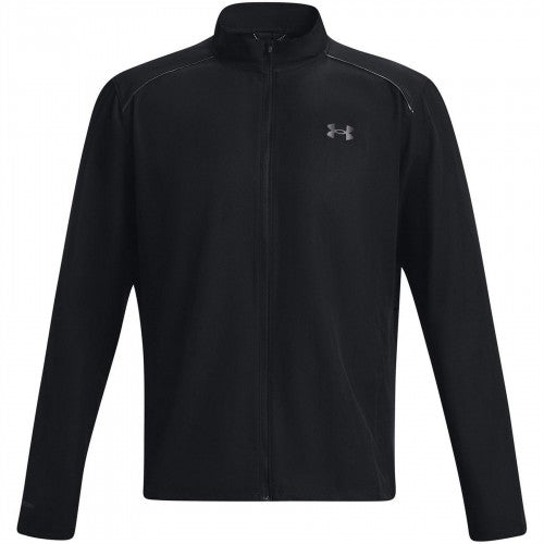 Front - Under Armour Mens Storm Run Logo Full Zip Jacket