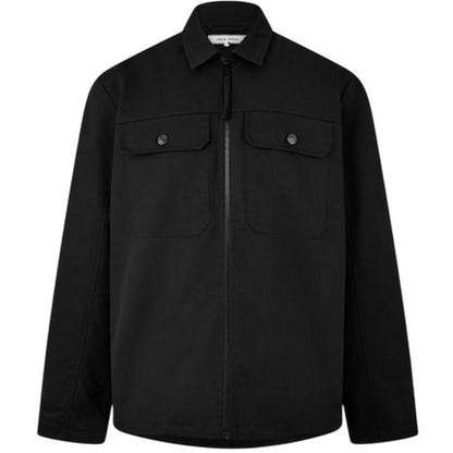 Front - Jack Wills Mens Shire Utility Full Zip Overshirt