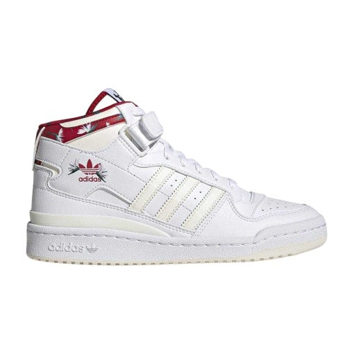 Front - Adidas Womens/Ladies Forum Mid Calf Trainers