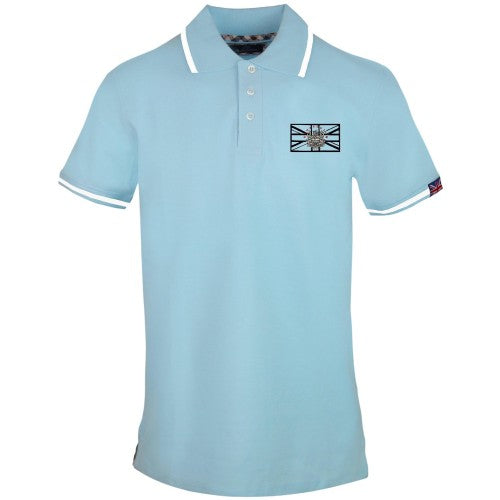 Front - Aquascutum Mens Flag Polo Shirt