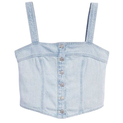 Front - Levis Womens/Ladies Drea Cool Poole 2 Woven Tank Top