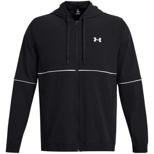 Front - Under Armour Mens Baseline Regular Hooded Jacket