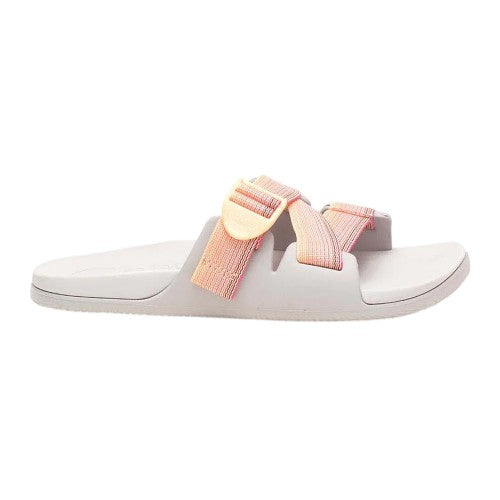 Front - Chaco Womens/Ladies Chillos Wave Pattern Flatform Slides