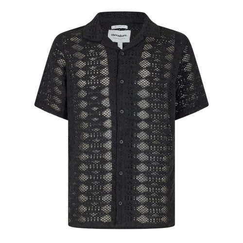 Front - Threadbare Mens Rackes Snake Print Short-Sleeved Shirt