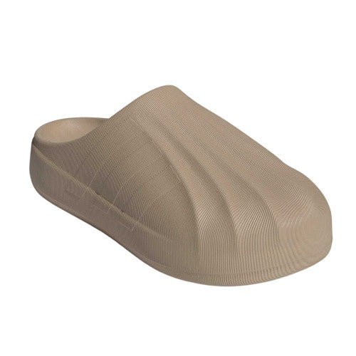 Front - Adidas Unisex Adult Adifom Superstar 3 Stripes Leather Flat Slides