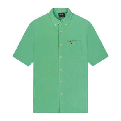 Front - Lyle & Scott Mens Pique Shirt