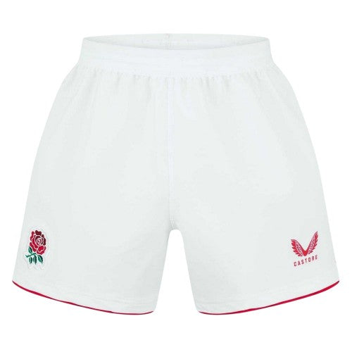 Front - Castore Unisex Adult 2025/2026 England Rugby Shorts
