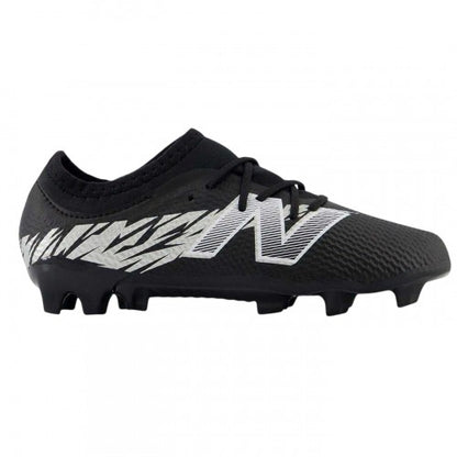 Front - New Balance Childrens/Kids Furon Team FG V8 Leather Firm Ground Football Boots