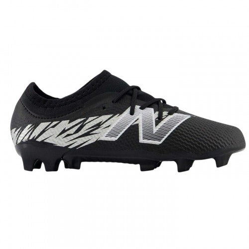 Front - New Balance Childrens/Kids Furon Team FG V8 Leather Firm Ground Football Boots