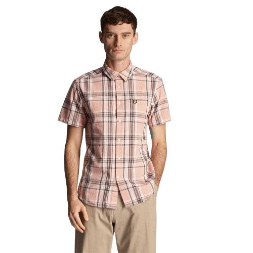 Front - Lyle & Scott Mens Short-Sleeved Shirt