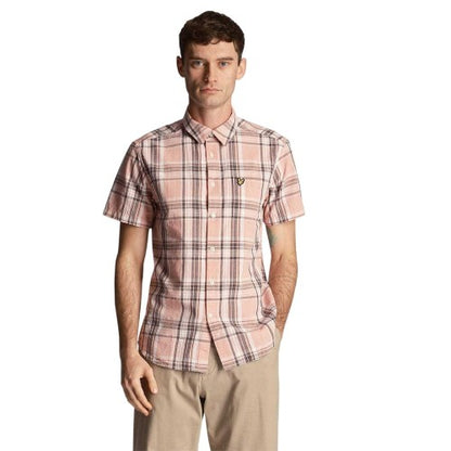 Front - Lyle & Scott Mens Short-Sleeved Shirt