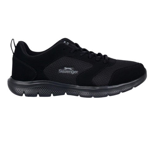 Front - Slazenger Boys Force Leather Trainers