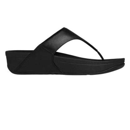 Front - FitFlop Womens/Ladies Lulu Leather Platform Sandals