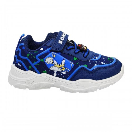Front - Sonic The Hedgehog Childrens/Kids Sonic Low Trainers