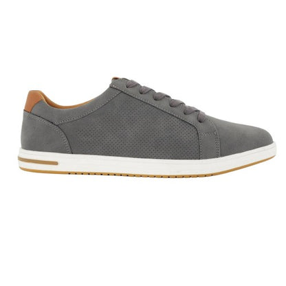 Front - Dune London Mens Tezzy Canvas Low Cut Trainers