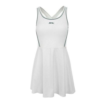 Front - Slazenger Womens/Ladies Flared Scoop Neck T-Shirt Dress