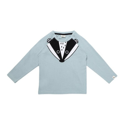 Front - Lilly & Sid Childrens/Kids Badger Raglan T-Shirt