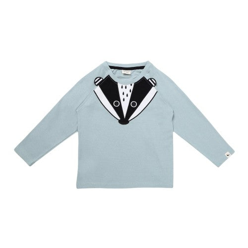 Front - Lilly & Sid Childrens/Kids Badger Raglan T-Shirt