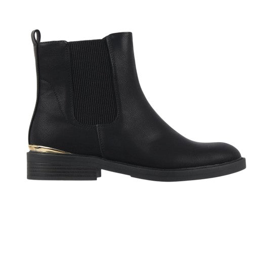 Front - Miso Womens/Ladies Clip Block Heel Ankle Boots