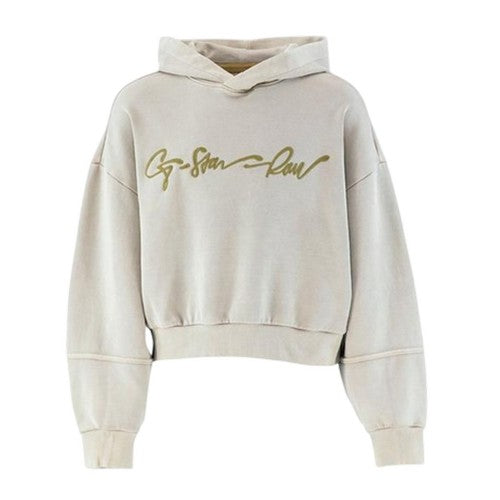 Front - G-Star Girls Drop Shoulder Oversized Sweatshirt