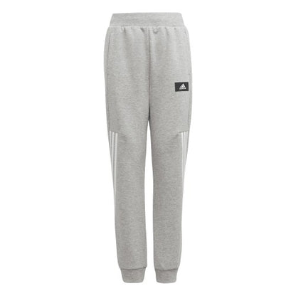 Front - Adidas Childrens/Kids Future Icons 3 Stripes Tapered Leg Jogging Bottoms