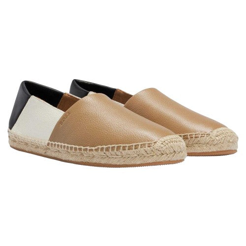 Front - Boss Mens Madeira Colour Block Leather Slip-on Loafers