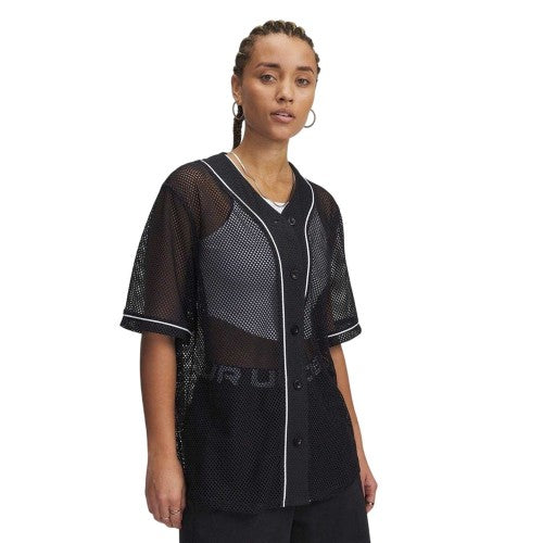 Front - Under Armour Womens/Ladies V Neck Oversized Jersey