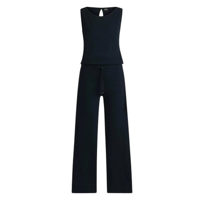 Front - Boss Womens/Ladies Jewel Collared Sleeveless Jumpsuit