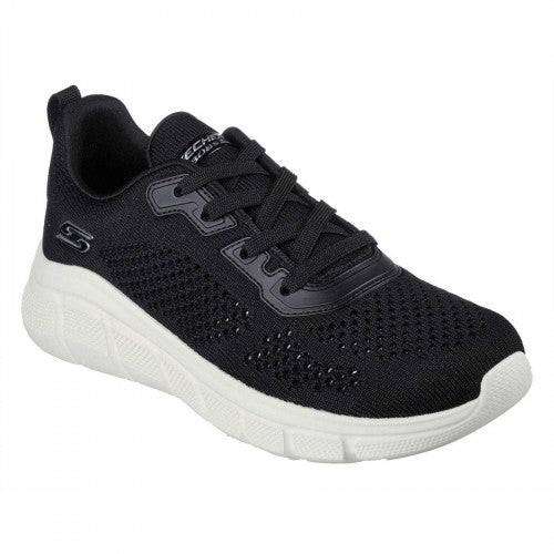 Front - Skechers Womens/Ladies Bobsbflex Knitted Slip-on Trainers