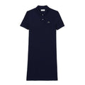 Front - Lacoste Womens/Ladies Petit Pique Polo Shirt Dress