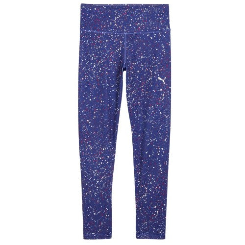 Front - Puma Childrens/Kids Splatter Fitted Sport Leggings