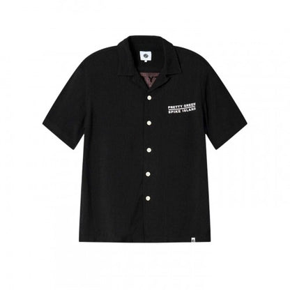 Front - Pretty Green Mens Spike Island Short-Sleeved Shirt