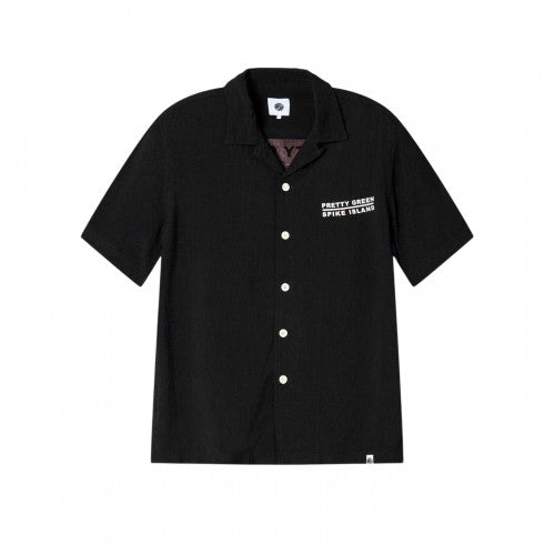 Front - Pretty Green Mens Spike Island Short-Sleeved Shirt