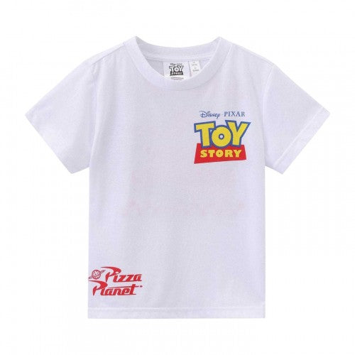 Front - Toy Story Childrens/Kids Pizza Planet T-Shirt
