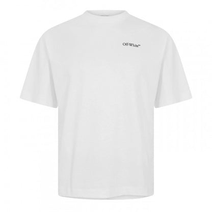 Front - Off White Mens Chain Print T-Shirt