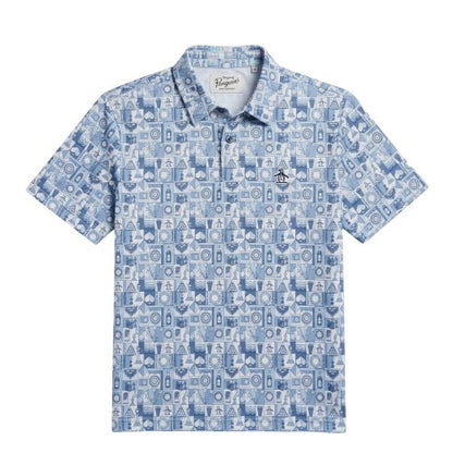 Front - Original Penguin Mens Novelty Short-Sleeved Golf Shirt