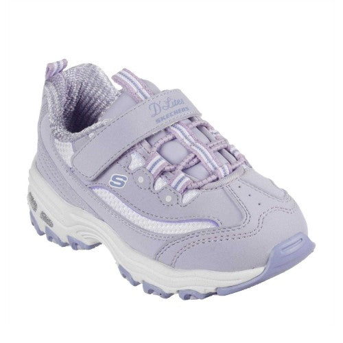 Front - Skechers Childrens/Kids DLites Slip-on Trainers