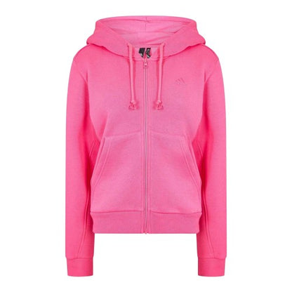 Front - Adidas Womens/Ladies All SZN Full Zip Hoodie