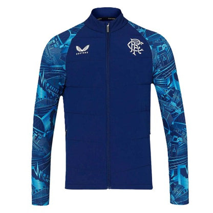 Front - Castore Mens 2023/2024 Rangers FC Jacket
