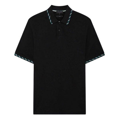 Front - Ted Baker Mens Jacquard Short-Sleeved Polo Shirt