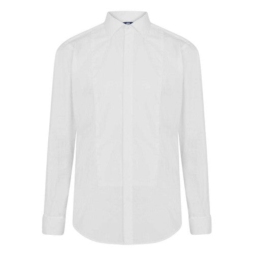 Front - Haines and Bonner Mens Tailored Long-Sleeved Shirt