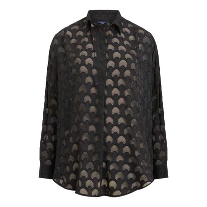 Front - French Connection Womens/Ladies Burnout Long-Sleeved Shirt
