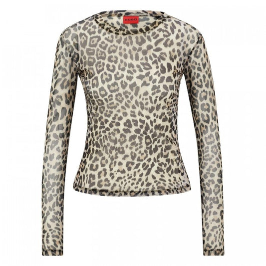 Front - Hugo Womens/Ladies Diralina 2 Long-Sleeved Top