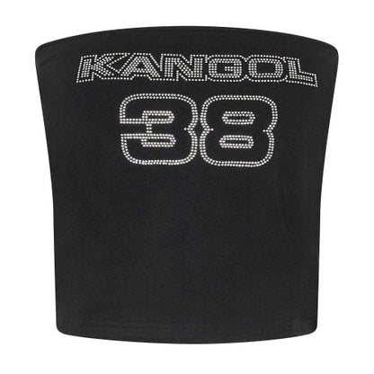 Front - Kangol Womens/Ladies Diamante Bandeau Crop Top