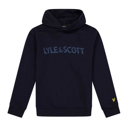 Front - Lyle & Scott Childrens/Kids Logo Hoodie